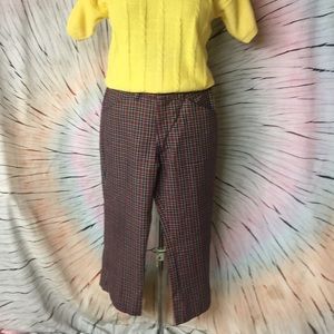 Vintage plaid pants